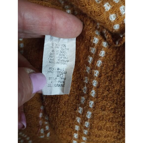 BETSEYS BOUTIQUE SHOP Cozy Casual Thermal Coverup Cardigan XL - Picture 7 of 8